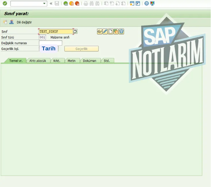 SAP CL01