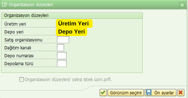 Organizasyon Düzeyleri SAP MM Organizasyon Düzeyleri SAP MM