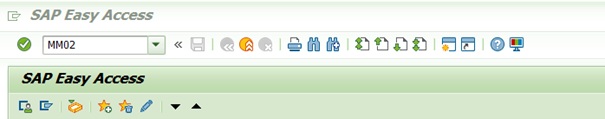 SAP MM02 tcode SAP MM02 tcode