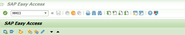 SAP MM03